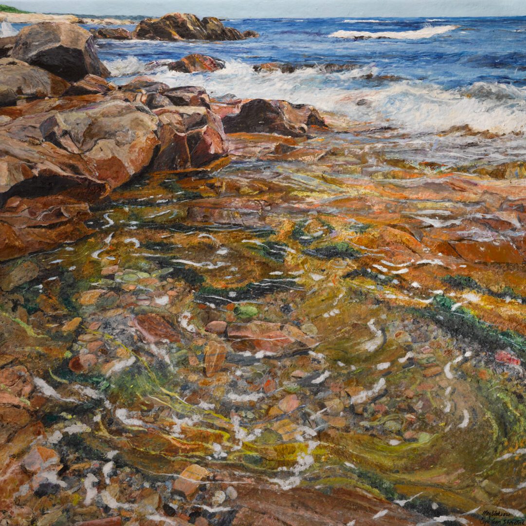 175. Cape Ann coastline exhibited in United States Embassy, Belgrade.